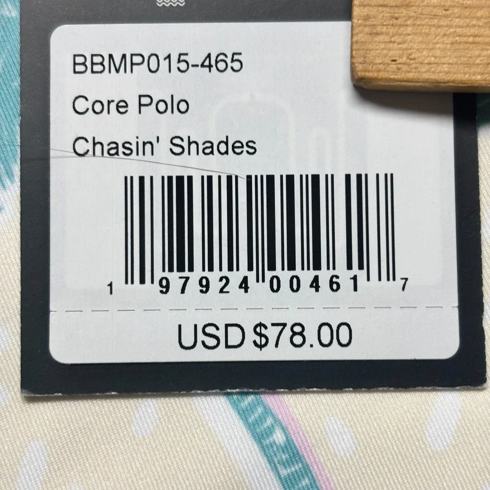 NEW Bad Birdie Core Polo‎ Golf Shirt Mens S Chasin' Shade Performance Tropical